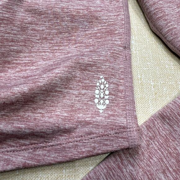 Free People Movement Swerve Crop Top Heather Mauve Small - Picture 7 of 11